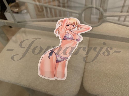 Fairy Tail - Anime - Lucy Heartfilia c. Bikini Sun Fun Sticker Vinyl Decal Sign