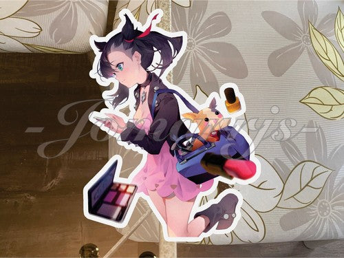 Pokemon Anime Marnie Mary Galar “Mischievous” Custom Vinyl Sticker Decal D.