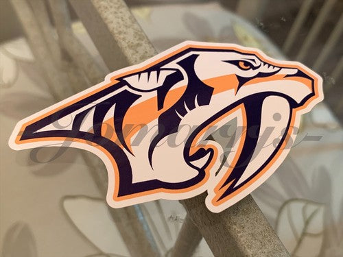 Nashville Predators Hockey Team Logo NHL Sticker Decal Vinyl #Preds