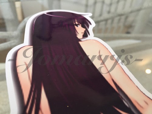 Bakemonogatari - Anime - Hitagi Senjougahara "Cheeky" Sticker Decal amane hitari