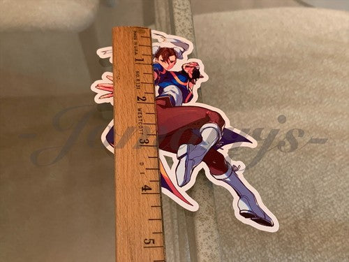 Street Fighter - Anime - Chun Li Colored Custom Sticker Decal Vinyl #6
