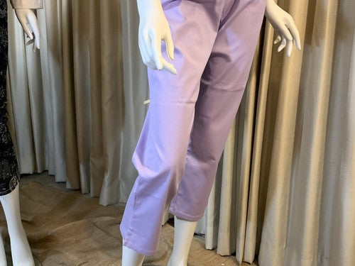 Jones New York Womens Sz 6 Purple Curvy Capri Cropped Slim Jeans Lycra Stretch