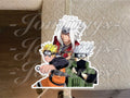 Naruto Anime Naruto Kakashi & Jiraiya Custom Vinyl Sticker Decal Desgin manga