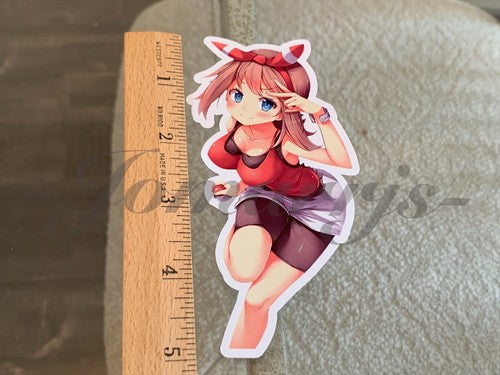 Pokemon - Anime May Haruka Custom Sticker Decal Vinyl manga bikini sun fun a.