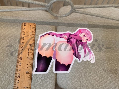 Fate - Anime - Sakura Matou “Peek” Vinyl Sticker lingerie manga laptop binder