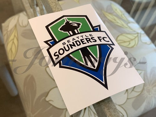 Seattle Sounders FC Team Logo MLS Sticker Decal Vinyl #SoundersFC