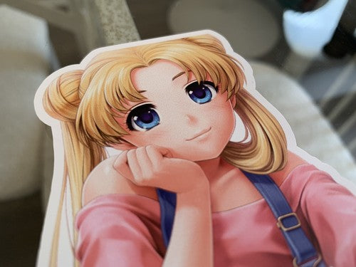 Sailor Moon - Anime - Sailor Moon Usagi Custom Colored Sticker Decal Vinyl a.