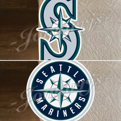 Seattle Mariners Baseball Logo MLB Sticker Decal #SeaUsRise 2-18" waterproof