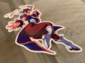 Street Fighter - Anime - Chun Li Colored Custom Sticker Decal Vinyl #6