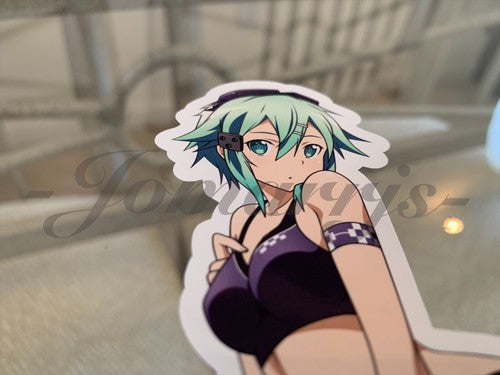 Sword Art Online - Anime - Sinon Shino Asada Bikini Sun Fun b. Sticker Vinyl SAO