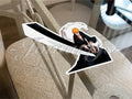 Bleach - Anime - Ichigo Kurosaki Custom Colored Sticker Decal Vinyl 1. manga