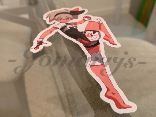 Pokemon - Anime - Bea Sun Fun Custom Sticker Decal 3