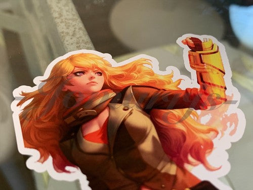 RWBY - Anime - Yang Xiao Long Custom Sticker Decal 1 huntress