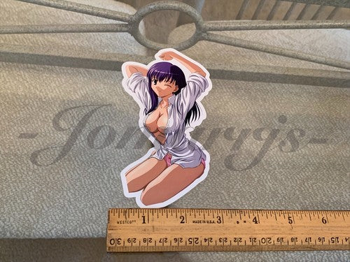 Fate - Anime - Sakura Matou “Nightgown” Vinyl Sticker lingerie manga laptop