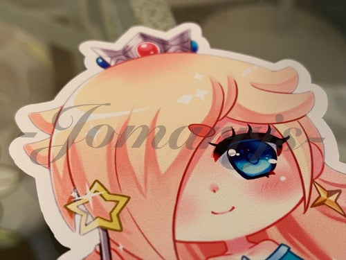 Super Mario - Anime - Rosalina Chibi Sticker Decal Vinyl #1 nintendo galaxy