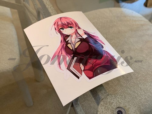 Bokuben (We Never Learn) - Anime - Mafuyu Kirisu Custom Sticker Decal 1 manga
