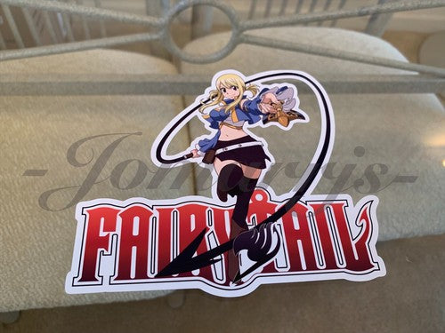 Fairy Tail - Anime - Lucy Heartfilia Sticker Vinyl Sign custom mage guild