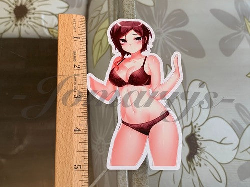 RWBY - Anime - Coco Adel Lingerie Bikini Sun Fun Sticker Decal manga sexy a.
