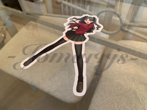 Fate - Anime - Rin Tohsake Sticker Vinyl Decal Custom manga laptop binder