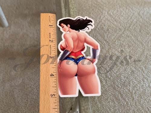 Wonder Woman - Anime - Princess Diana Bikini Sun Fun Sticker Decal Vinyl #a