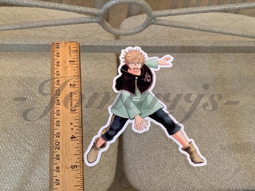 Black Clover - Anime - Luck Voltia Sticker Vinyl Decal Custom manga laptop