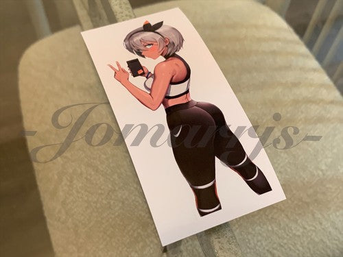 Pokemon - Anime - Bea “Selfie” Sexy Custom Sticker Decal 7