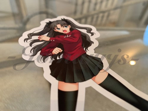 Fate - Anime - Rin Tohsake Sticker Vinyl Decal Custom manga laptop binder