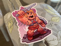 He-Man - Anime - He Man Prince Adam Chibi Custom Sticker Decal Sign dc comic