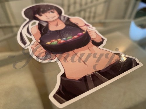 Final Fantasy - Gaming - Yuffie Kisaragi Sticker Decals Vinyl ff 7 anime vii C.