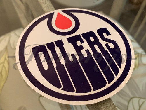 Edmonton Oilers Hockey Team Logo NHL Sticker Decal Vinyl #EdmontonOilers