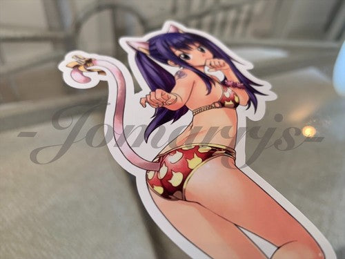 Fairy Tail - Anime - Wendy Marvell Bikini Sun Fun b. Custom Vinyl Sticker