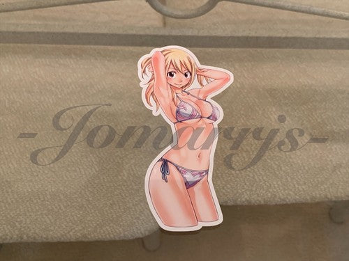 Fairy Tail - Anime - Lucy Heartfilia c. Bikini Sun Fun Sticker Vinyl Decal Sign
