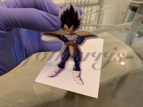 Dragon Ball Z Vegeta (e.) Sticker Vinyl Sign Comic DBZ super saiyans