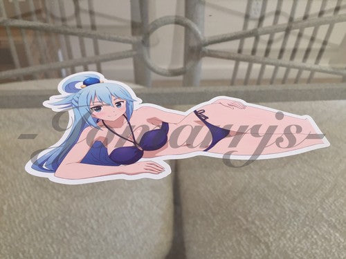 Kono Subarashii Anime - Aqua Bikini Sun Fun Sticker Decal Vinyl Comic manga