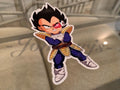 Dragon Ball Z Vegeta (f.) Chibi Sticker Vinyl Sign Comic DBZ super saiyans