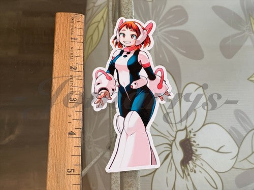 My Hero Academia Anime Ochaco Uraraka Custom Colored Sticker Vinyl manga 1