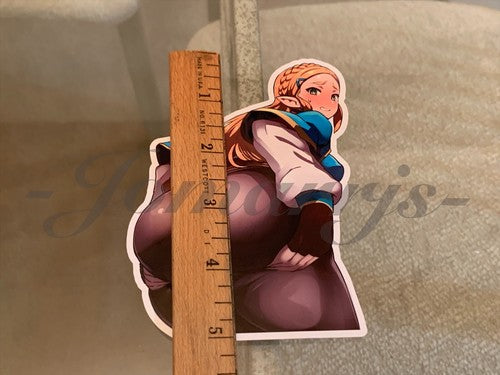 The Legend Of Zelda - Anime - Princess Zelda Custom Colored Sticker Decal #2