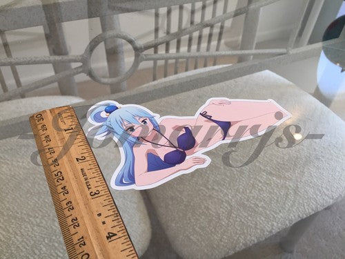 Kono Subarashii Anime - Aqua Bikini Sun Fun Sticker Decal Vinyl Comic manga