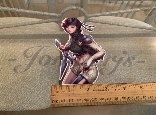 Final Fantasy - Gaming - Yuffie Kisaragi Sticker Decals Vinyl ff 7 anime vii A.