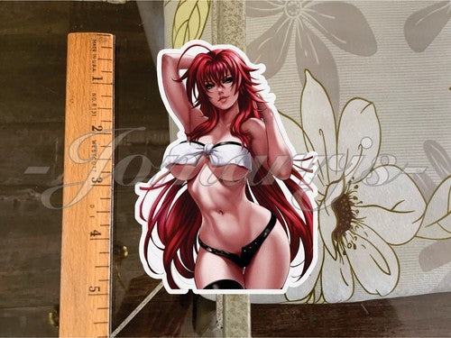 Highschool DxD Anime Rias Gremory Sticker Vinyl ecchi bikini sun fun lingerie a.