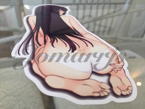 Bakemonogatari - Anime - Hitagi Senjougahara "Cheeky" Sticker Decal amane hitari