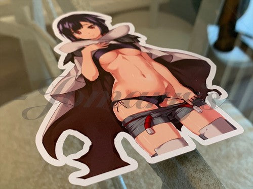 Pokemon - Anime - Zinnia Higana Bikini Sun Fun Sticker Decal Vinyl manga a.