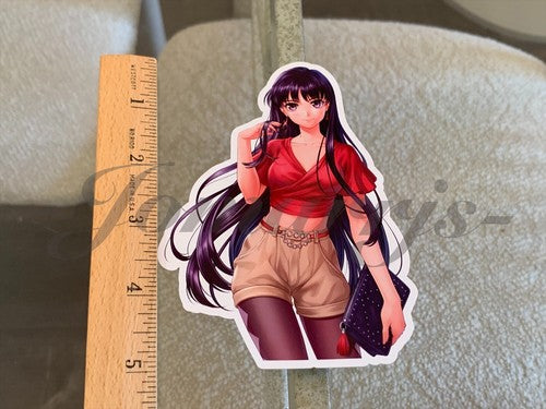 Sailor Moon - Anime - Sailor Mars Hino Rei Custom Sticker Decal Vinyl a.