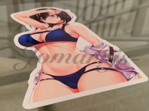 Azur Lane - Anime - Ark Royal Bikini Sun Fun Custom Sticker Decal Vinyl #1