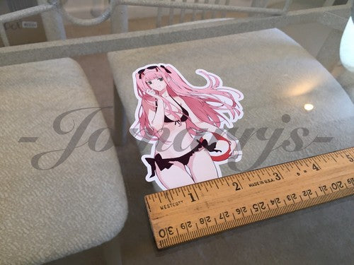 Darling in the Franxx - Anime - 002 "Zero Two" Bikini Sticker Decal Vinyl manga