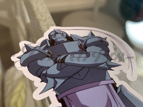Fullmetal Alchemist - Anime - Alphonse Elric Custom Colored Sticker Decal manga