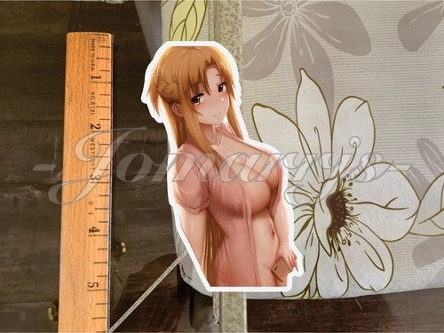 Sword Art Online Anime Asuna Yuuki “Unmentionables” e. sexy lewd Sticker SAO
