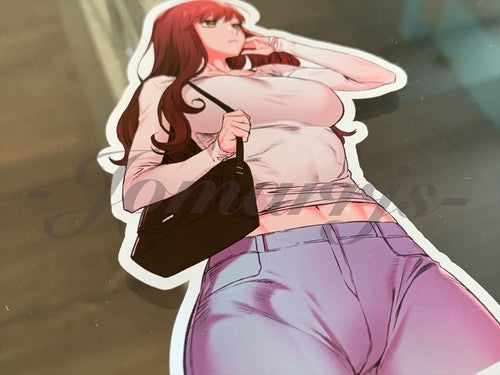 My Kingdom Silent War Anime Mia Woo Mi Hee Custom Sticker Decal Vinyl laptop #2