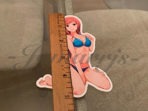 Gundam Build Fighters Try - Anime Kamiki Mirai Bikini Fun Sticker Decal Vinyl #2