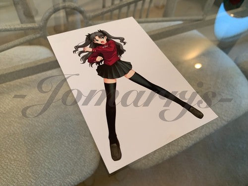 Fate - Anime - Rin Tohsake Sticker Vinyl Decal Custom manga laptop binder